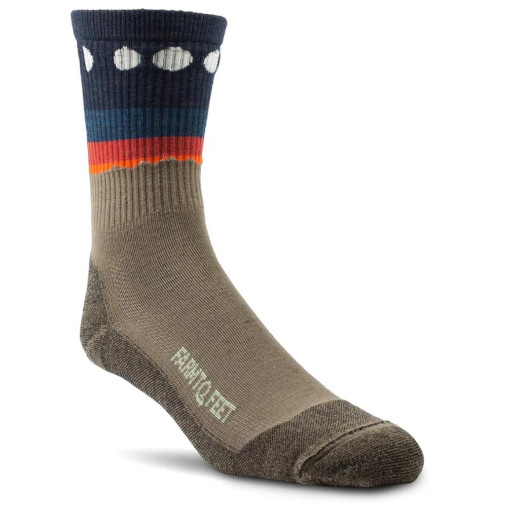 Made in U.S.A. Farm to Feet Crew Trail Socks